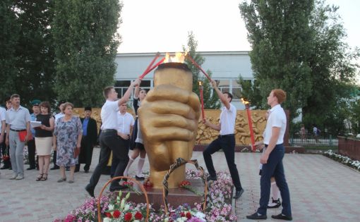 "Свеча памяти" в п. Александров Гай