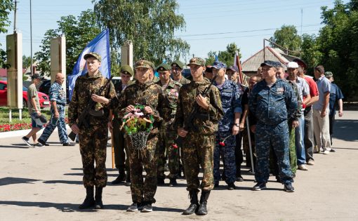 Торжественное мероприятие, посвященное Дню ветеранов боевых действий, в Марксе