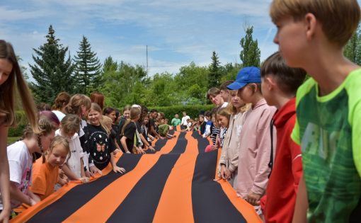 Бойцы «Волонтёрской Роты Боевого Братства» провели разговор о важном в  детском оздоровительном лагере имени Ю.А.Гагарина