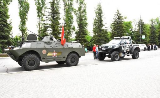 В Саратове дан старт бронепробегу «Дорога мужества»