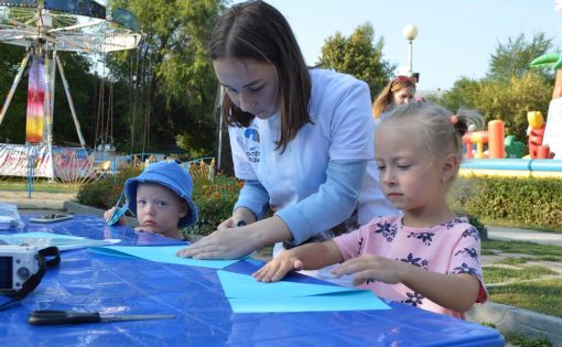 Волонтеры Победы провели акцию "Молодёжь против террора. Мы за мир"