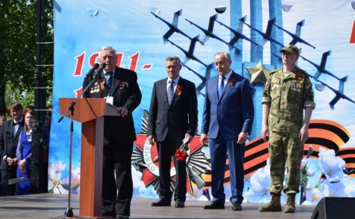 На Соколовой горе состоялся торжественный митинг-концерт, посвященный Дню Победы